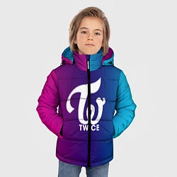 Куртка зимняя для мальчика TWICE, цвет: 3D-черный — фото 2