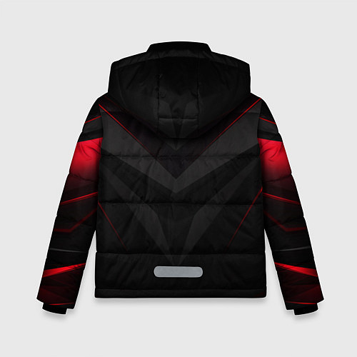 Зимняя куртка для мальчика CYBERPUNK 2077 / 3D-Красный – фото 2
