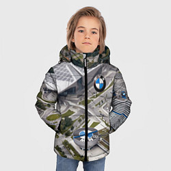 Куртка зимняя для мальчика BMW city, цвет: 3D-черный — фото 2