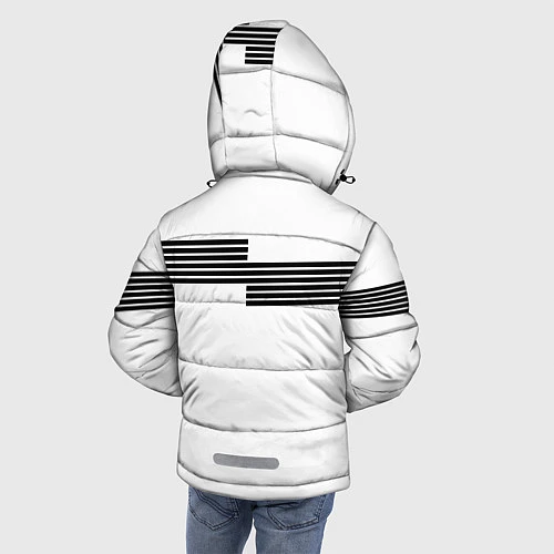 Зимняя куртка для мальчика Ateez / 3D-Светло-серый – фото 4