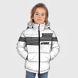 Куртка зимняя для мальчика Ateez, цвет: 3D-светло-серый — фото 2
