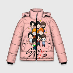 Куртка зимняя для мальчика Stray Kids, цвет: 3D-светло-серый