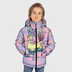 Куртка зимняя для мальчика Royal Junk, цвет: 3D-светло-серый — фото 2