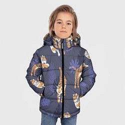 Куртка зимняя для мальчика Тигриный прайд, цвет: 3D-черный — фото 2