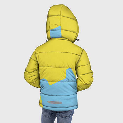 Зимняя куртка для мальчика Время приключений Фин и Джейк / 3D-Светло-серый – фото 4