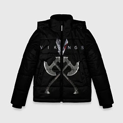 Куртка зимняя для мальчика Vikings, цвет: 3D-светло-серый
