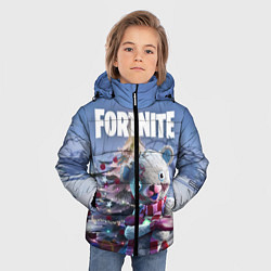 Куртка зимняя для мальчика Fortnite Новогодний, цвет: 3D-черный — фото 2