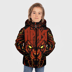 Куртка зимняя для мальчика Ария, цвет: 3D-светло-серый — фото 2