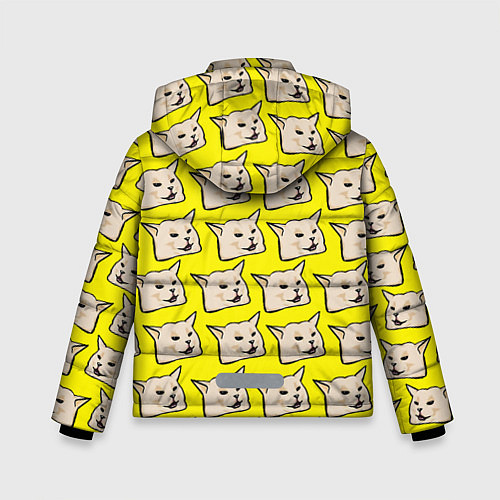 Зимняя куртка для мальчика Woman yelling at cat / 3D-Светло-серый – фото 2