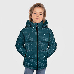 Куртка зимняя для мальчика Рыбий нерест, цвет: 3D-черный — фото 2