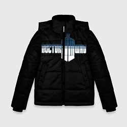 Куртка зимняя для мальчика Doctor Who, цвет: 3D-черный