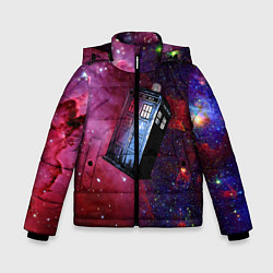 Куртка зимняя для мальчика Doctor Who, цвет: 3D-красный