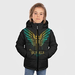Куртка зимняя для мальчика Vikings Valhalla, цвет: 3D-черный — фото 2