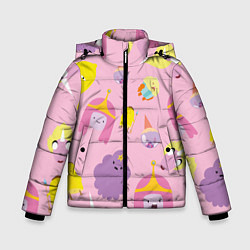 Куртка зимняя для мальчика Время Приключений, цвет: 3D-светло-серый