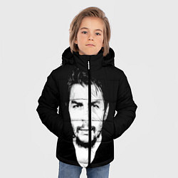 Куртка зимняя для мальчика Че Гевара, цвет: 3D-красный — фото 2