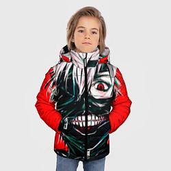 Куртка зимняя для мальчика Токийский Гуль, цвет: 3D-светло-серый — фото 2