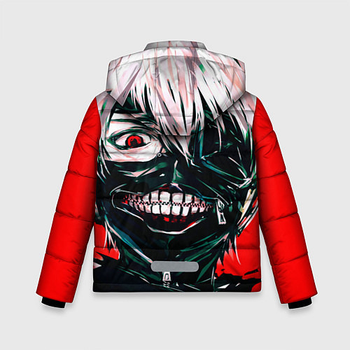 Зимняя куртка для мальчика Токийский Гуль / 3D-Красный – фото 2