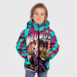 Куртка зимняя для мальчика Jojo, цвет: 3D-светло-серый — фото 2