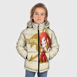 Куртка зимняя для мальчика Хвост Феи, цвет: 3D-светло-серый — фото 2