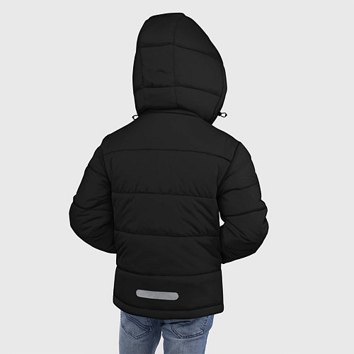 Зимняя куртка для мальчика Хвост Феи / 3D-Светло-серый – фото 4