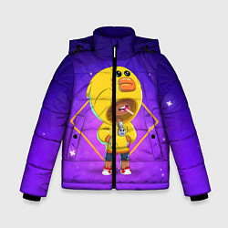 Куртка зимняя для мальчика Brawl Stars Leon Sally, цвет: 3D-черный