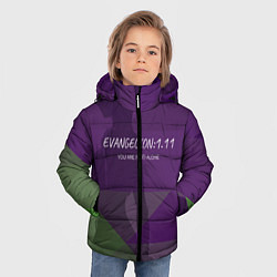 Куртка зимняя для мальчика Evangelion: 111, цвет: 3D-черный — фото 2