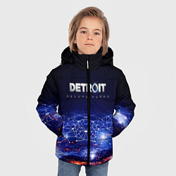 Куртка зимняя для мальчика DETROIT:BECOME HUMAN, цвет: 3D-черный — фото 2