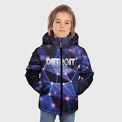Куртка зимняя для мальчика DETROIT:BECOME HUMAN 2019, цвет: 3D-черный — фото 2