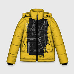 Куртка зимняя для мальчика Recurve bow, цвет: 3D-черный