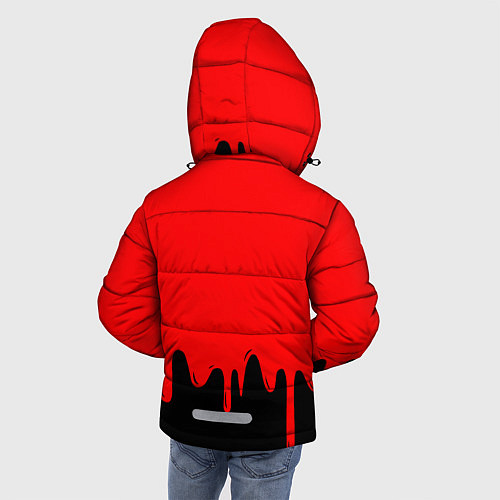Зимняя куртка для мальчика АлисА / 3D-Светло-серый – фото 4