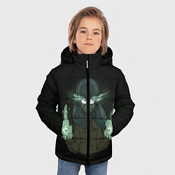 Куртка зимняя для мальчика Sally face, цвет: 3D-черный — фото 2