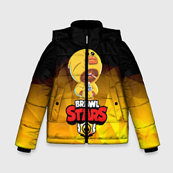 Куртка зимняя для мальчика BRAWL STARS SALLY LEON, цвет: 3D-черный