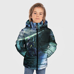 Куртка зимняя для мальчика Сталкер 2021, цвет: 3D-черный — фото 2