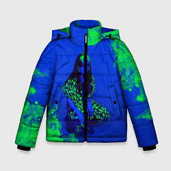 Куртка зимняя для мальчика Billie Eilish, цвет: 3D-черный