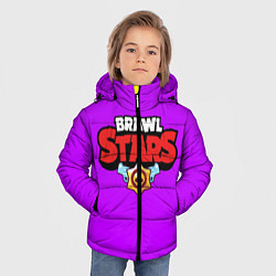 Куртка зимняя для мальчика Brawl Stars Roblox, цвет: 3D-черный — фото 2