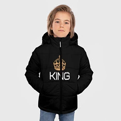 Куртка зимняя для мальчика Король, цвет: 3D-красный — фото 2