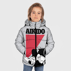 Куртка зимняя для мальчика Aikido, цвет: 3D-черный — фото 2
