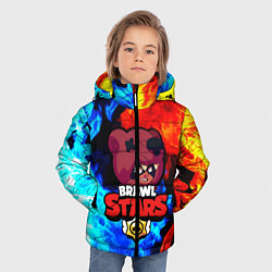 Куртка зимняя для мальчика BRAWL STARS NITA, цвет: 3D-черный — фото 2