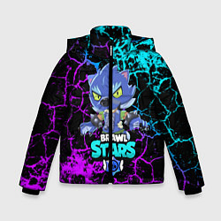 Куртка зимняя для мальчика BRAWL STARS LEON ОБОРОТЕНЬ, цвет: 3D-черный