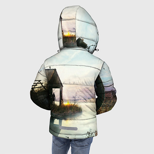 Зимняя куртка для мальчика STALKER / 3D-Светло-серый – фото 4