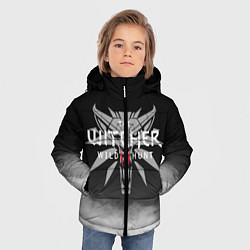 Куртка зимняя для мальчика ВЕДЬМАК, цвет: 3D-черный — фото 2