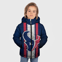 Куртка зимняя для мальчика Хьюстон Тексанс, цвет: 3D-черный — фото 2