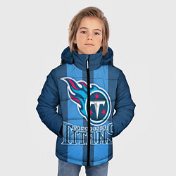 Куртка зимняя для мальчика Tennessee Titans, цвет: 3D-черный — фото 2