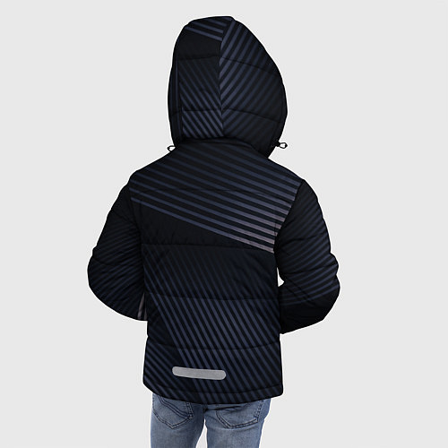 Зимняя куртка для мальчика Минимализм / 3D-Светло-серый – фото 4