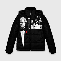 Куртка зимняя для мальчика The Carfather Top Gear, цвет: 3D-черный