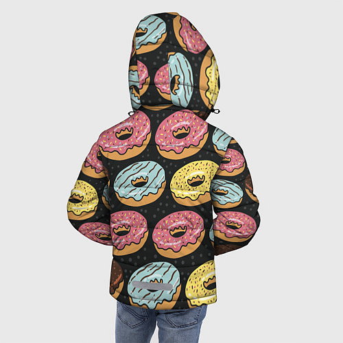 Зимняя куртка для мальчика Сладкоежка / 3D-Светло-серый – фото 4