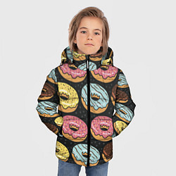 Куртка зимняя для мальчика Сладкоежка, цвет: 3D-черный — фото 2