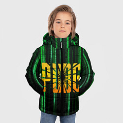 Куртка зимняя для мальчика PUBG - Королевская битва, цвет: 3D-черный — фото 2