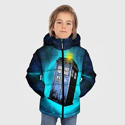 Куртка зимняя для мальчика Doctor Who, цвет: 3D-красный — фото 2