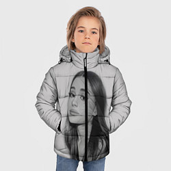 Куртка зимняя для мальчика Ariana Grande Ариана Гранде, цвет: 3D-черный — фото 2